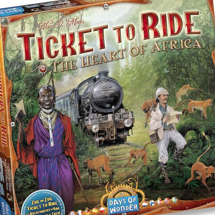 Ticket to ride map collection #3 the heart of africa
