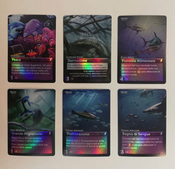 Oceani foiled Deep Cards bundle 2