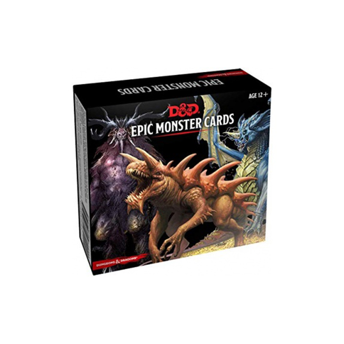 D&D Monster Cards - Epic Monsters (77 cards)